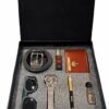 Men's Personalized Leather Wallet with Name & Charm | Combo Gift Set for Men | Birthday, Anniversary, Valentine Gift for Men